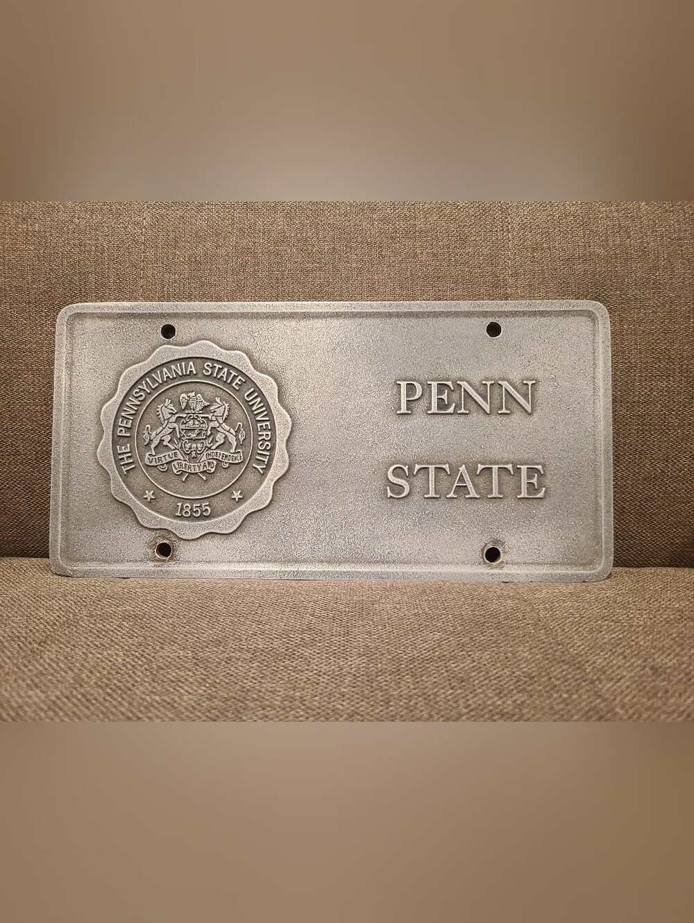 Penn State Decorative License Plate